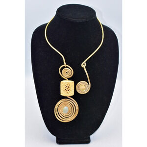 Jeff Lieb Hand Crafted Museum Runway Couture Statement Choker Collar Necklace